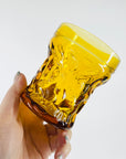 50s AMBER BARK TUMBLER GLASSES