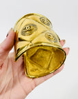 1980s RUNWAY CHANEL QUILTED CC LOGO CUFF