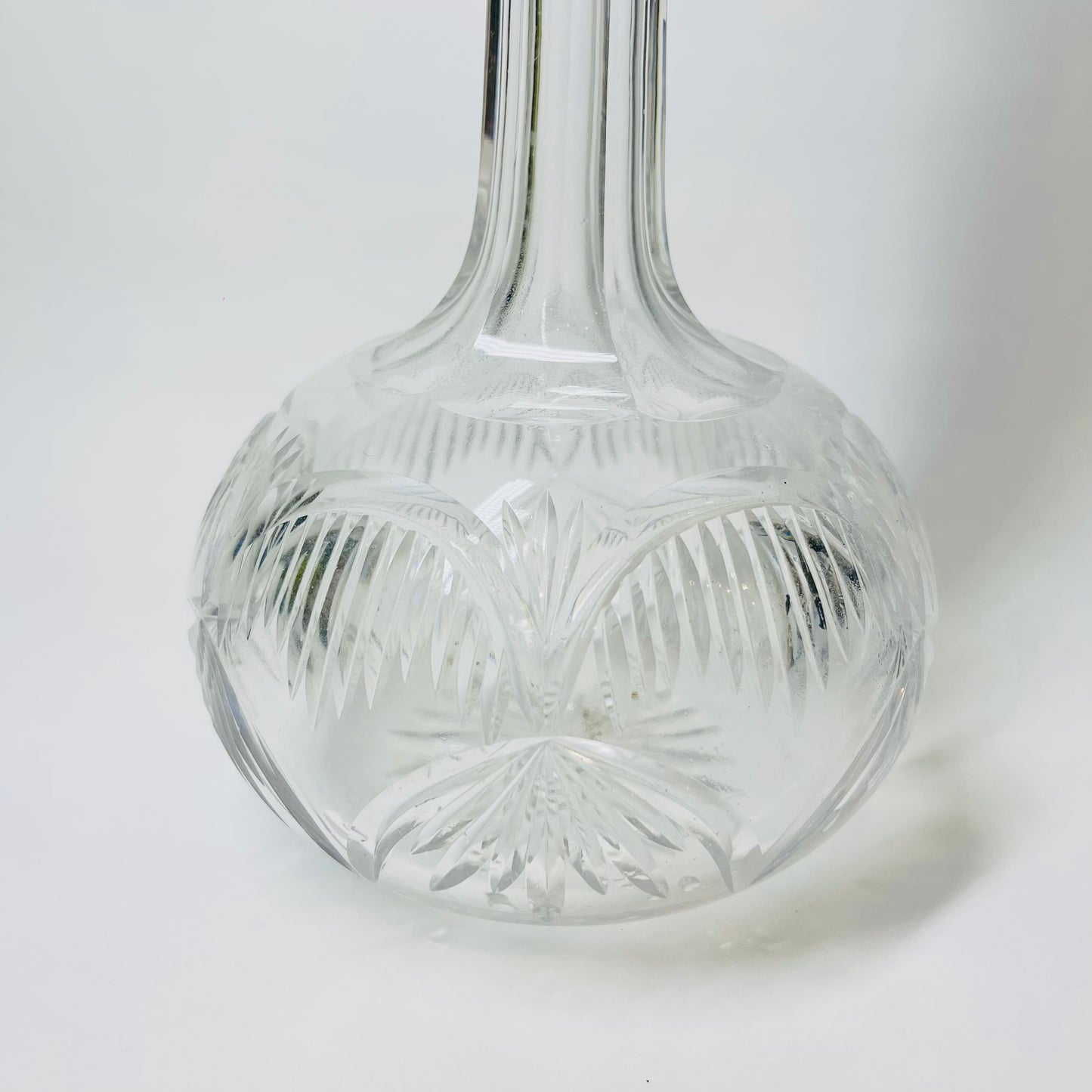 ART DECO CUT CRYSTAL MINI DECANTER