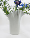 1960s ROSENTHAL WHITE BISQUE PORCELAIN HANDKERCHIEF VASE