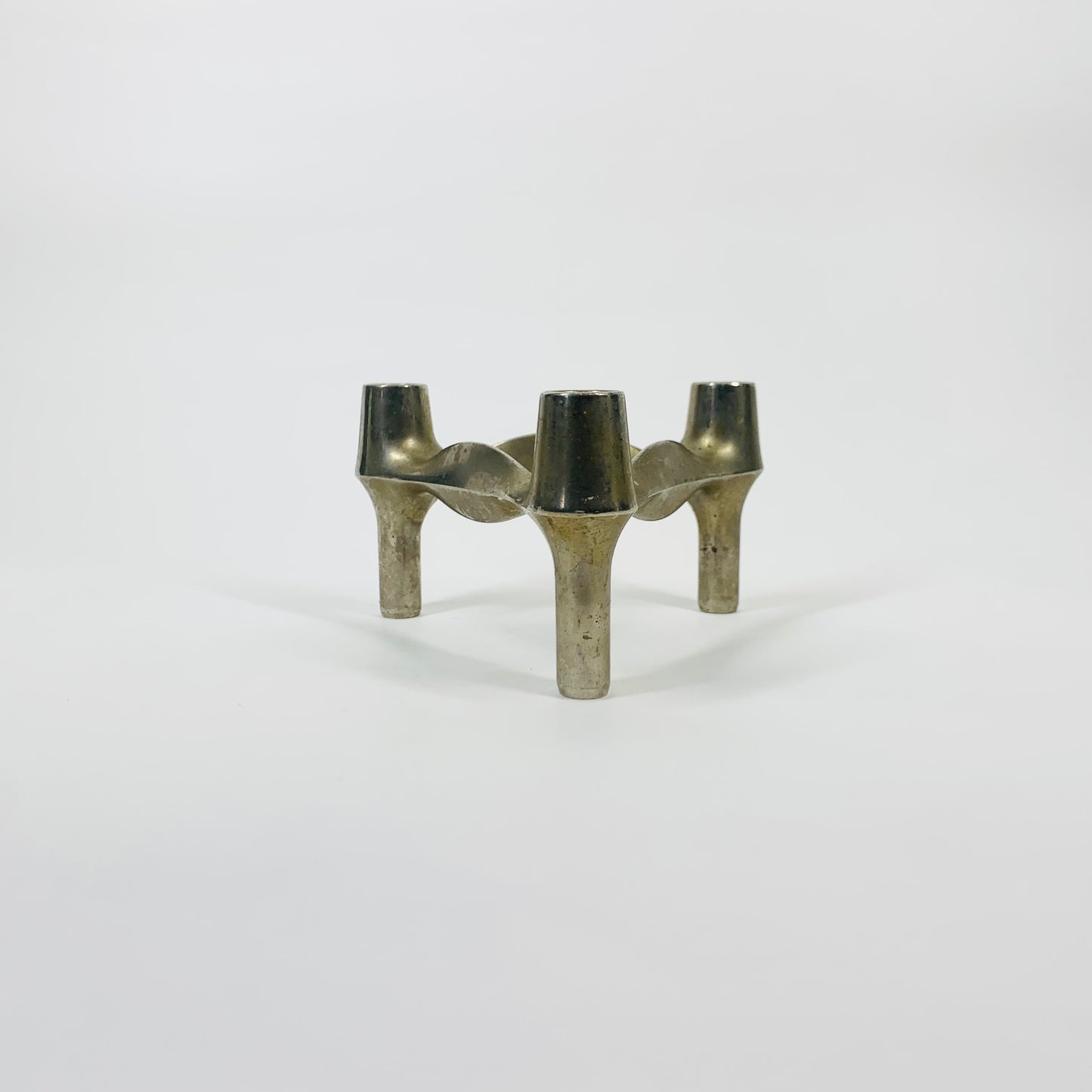 60s STOFF NAGEL BRUTALIST CANDLE HOLDER (WIDE)