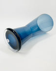 1980s ORREFORS BLUEMARINE GLASS VASE
