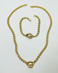 1960s PANTHERE LINKS NECKLACE SUITE WITH TUTTI FRUITTI