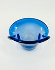1950s MURANO COBALT BLUE CLAM SHELL BOWL/ASHTRAY