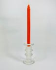 ICE GLASS CANDLE HOLDER