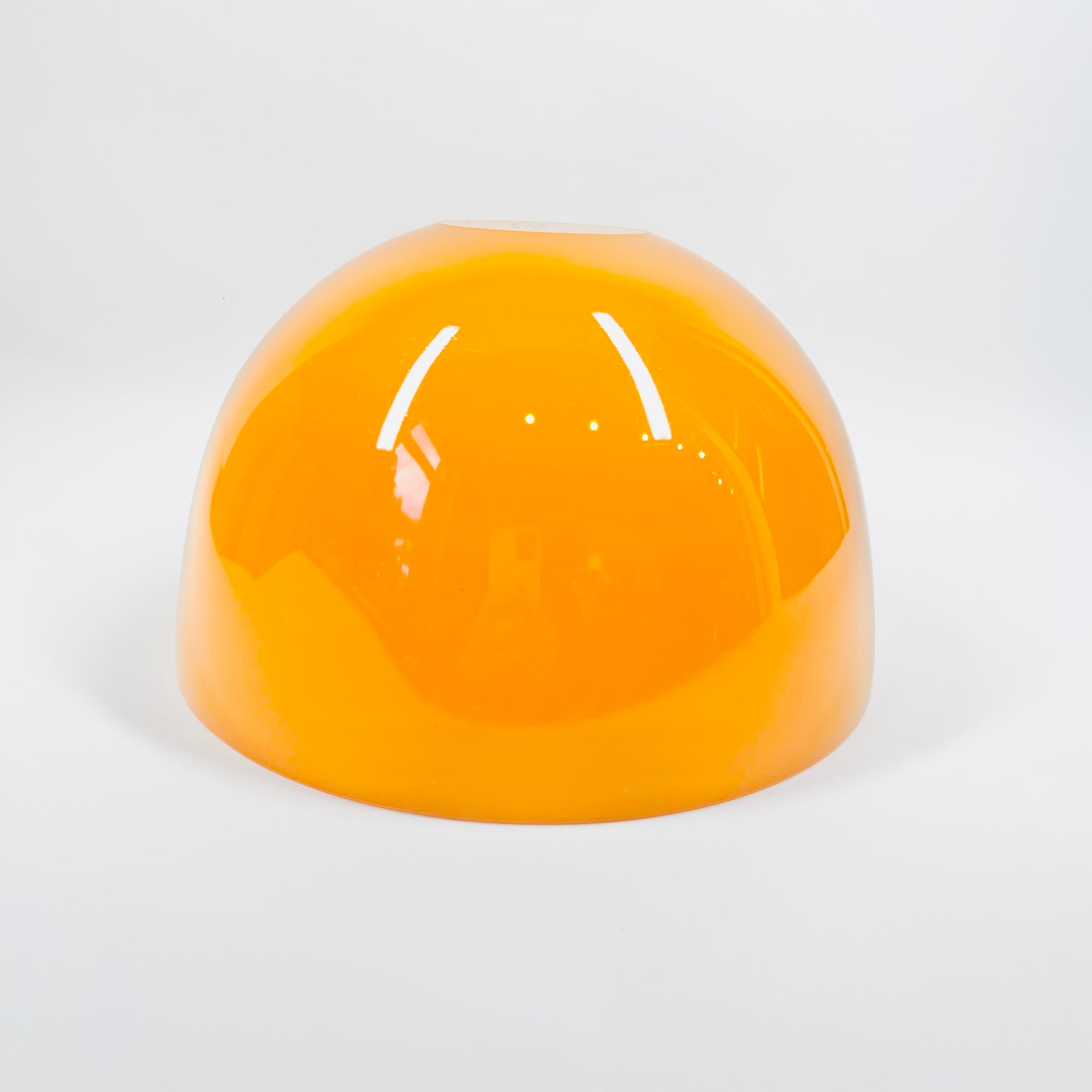 1960s COLORA GLASS BOWL BY SVEN PALMQIST FOR ORREFORS