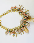 1960s SEASHELL CHARMS NECKLACE