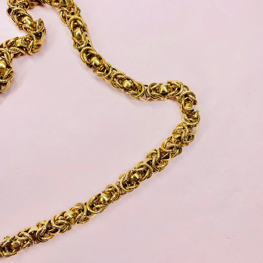 50s BYZANTINE LINKS CHAIN NECKLACE