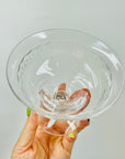 1940s STUART ETCHED CRYSTAL COUPE