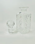 1950s STUART DIAMOND CUT CRYSTAL SCOTCH/WHISKEY DECANTER