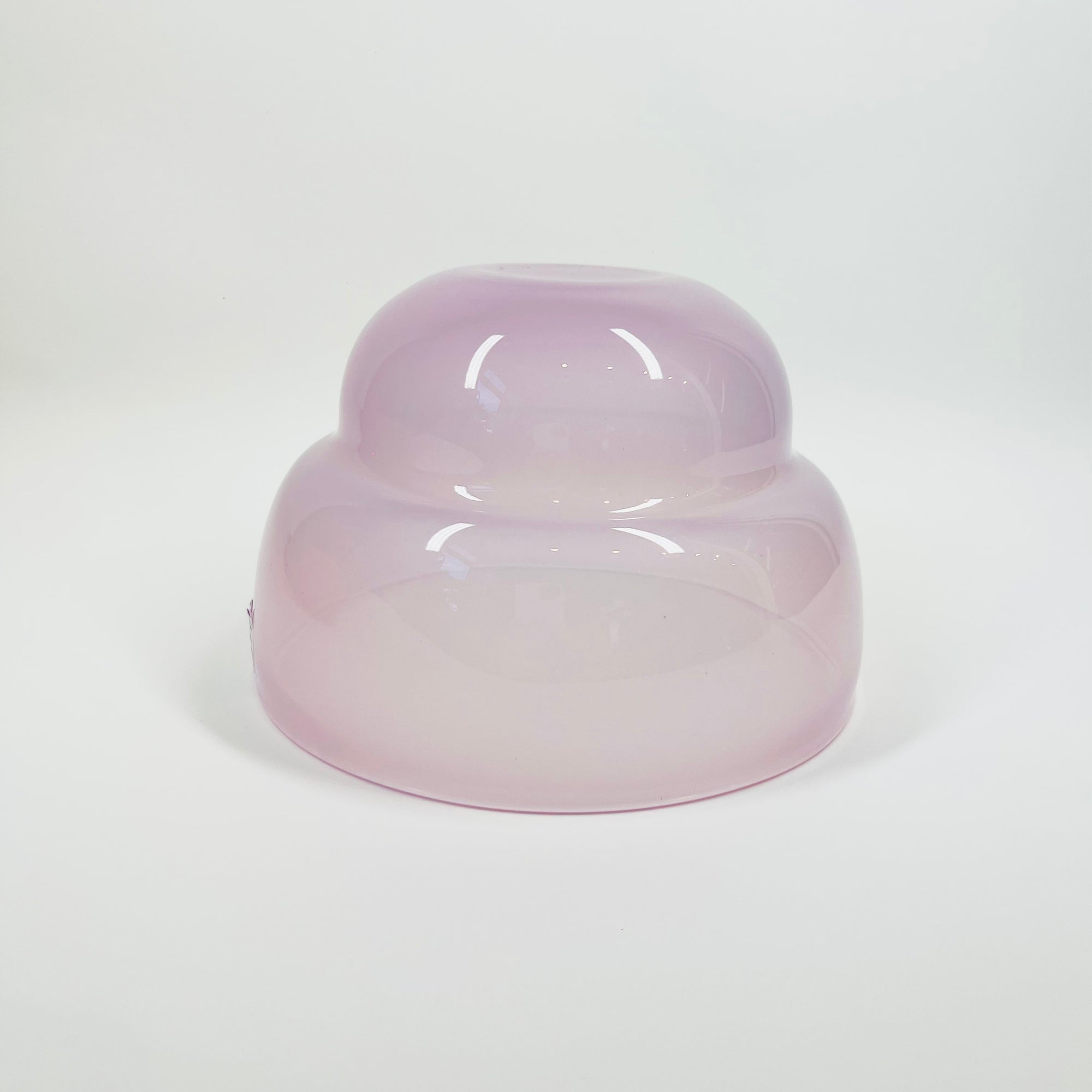 1960s COLOUR OPALESCENT GLASS BOWL BY GUNNAR CYREN FOR ORREFORS