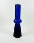 1960s HOLMEGAARD COBALT BLUE GLASS SPACE AGE VASE