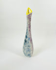 POST MODERN JAPANESE TIE DYE PORCELAIN VASE