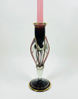 1950s MURANO AMETHYST GLASS CANDLE HOLDER