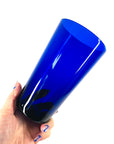 1980s LIBBEY COBALT BLUE HIGHBALL GLASSES