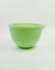 ANTIQUE AMERICAN GREEN JADEITE MILK URANIUM GLASS MIXING BOWL