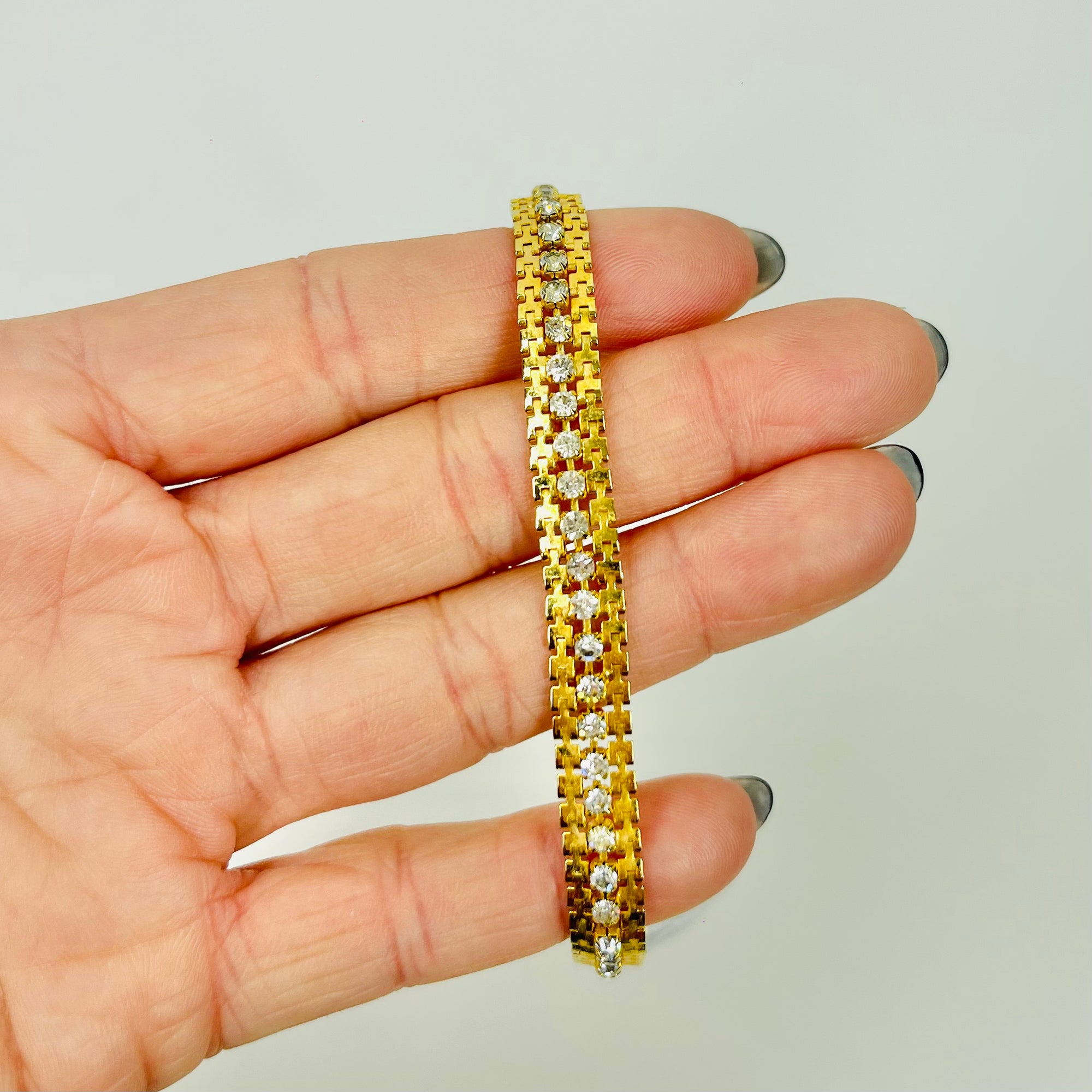 1950s CORO MESH TENNIS COLLAR NECKLACE