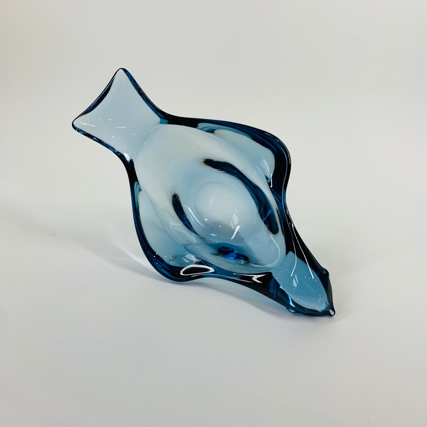 MCM ROSENTHAL BLUE GLASS BIRD DISH