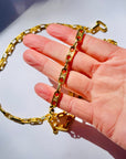 1970s CELINE TRIOMPHE LINKS CHAIN NECKLACE/BELT