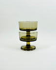 1970s FRENCH GREY FOOTED COUPE/DESSERT BOWLS