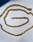 1970s CELINE TRIOMPHE LINKS CHAIN NECKLACE/BELT