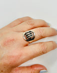 1960s FINNISH BRUTALIST SILVER RING