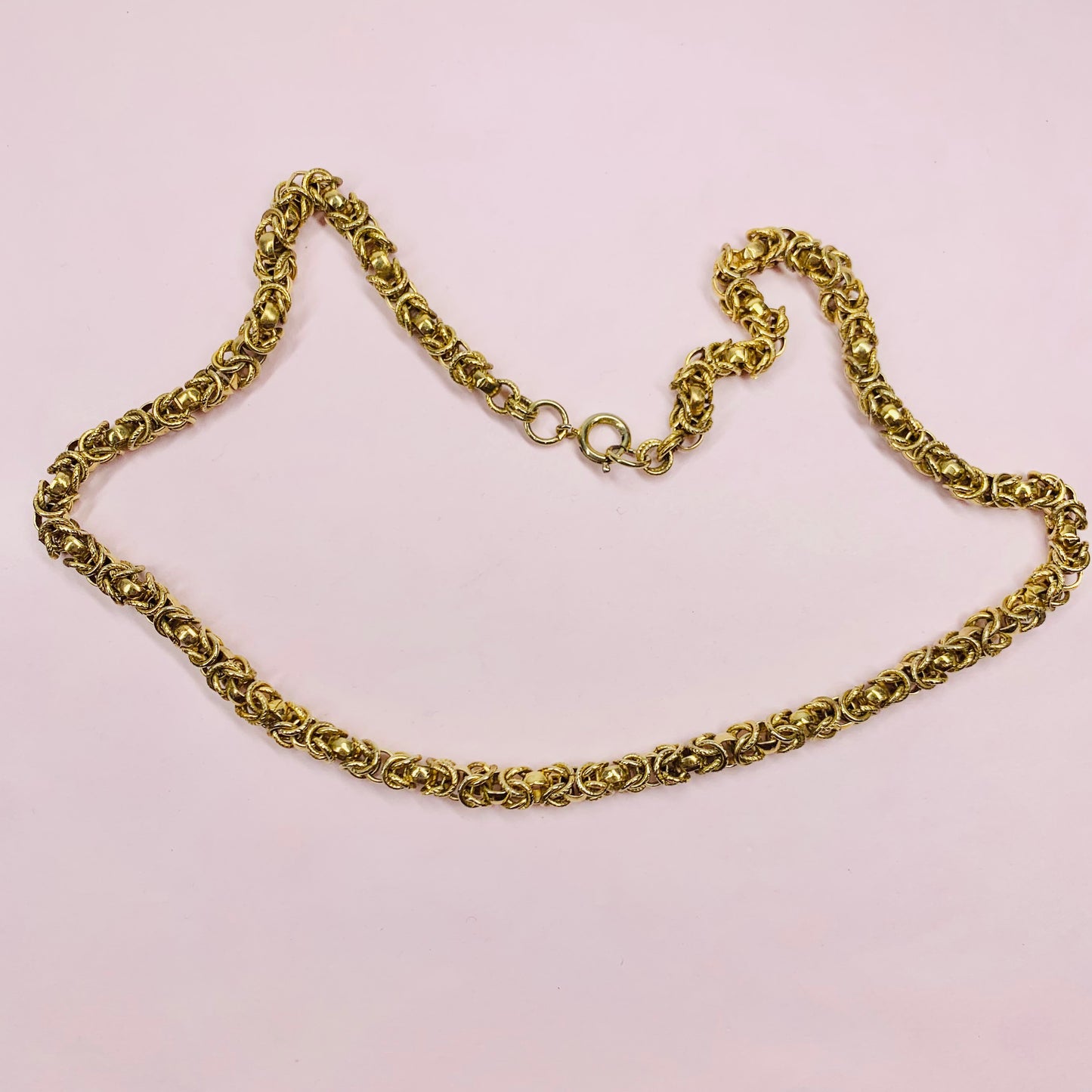 50s BYZANTINE LINKS CHAIN NECKLACE