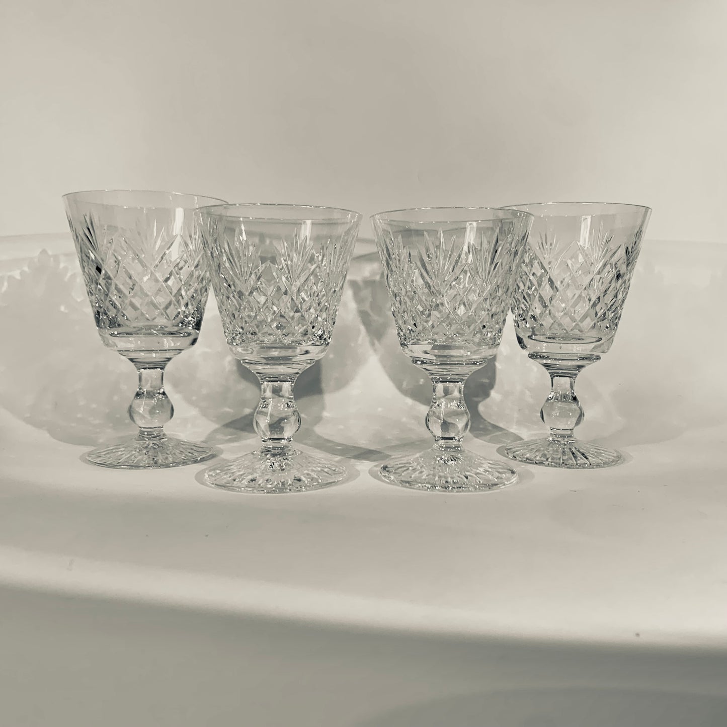 ANTIQUE STUART CRYSTAL GLASSES