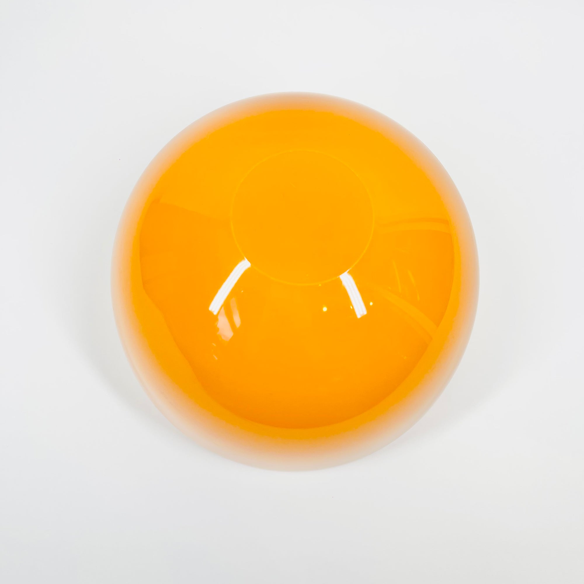 1960s COLORA GLASS BOWL BY SVEN PALMQIST FOR ORREFORS