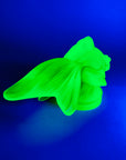 URANIUM GLASS GOLDFISH PAPERWEIGHT