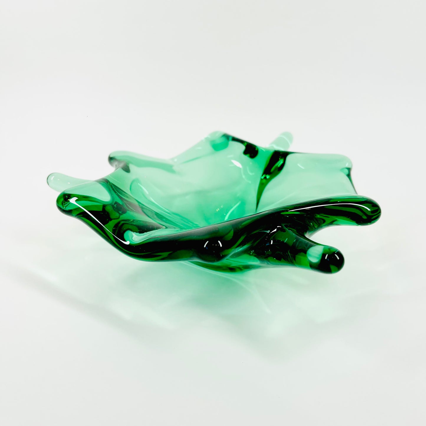 1950s MURANO GREEN SPACE AGE BOWL