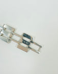SIGNED 1990s TOM FORD GUCCI STERLING SILVER FANCY LINKS BRACELET