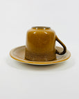 70s JAPANESE MIKASA STONE GLAZED COFFEE CUP