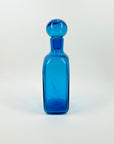1970s BLENKO KINGFISHER BLUE GLASS DECANTER