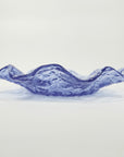 1960s SWEDISH PUKEBERG NEODYMIUM PURPLE ICE GLASS PLATE