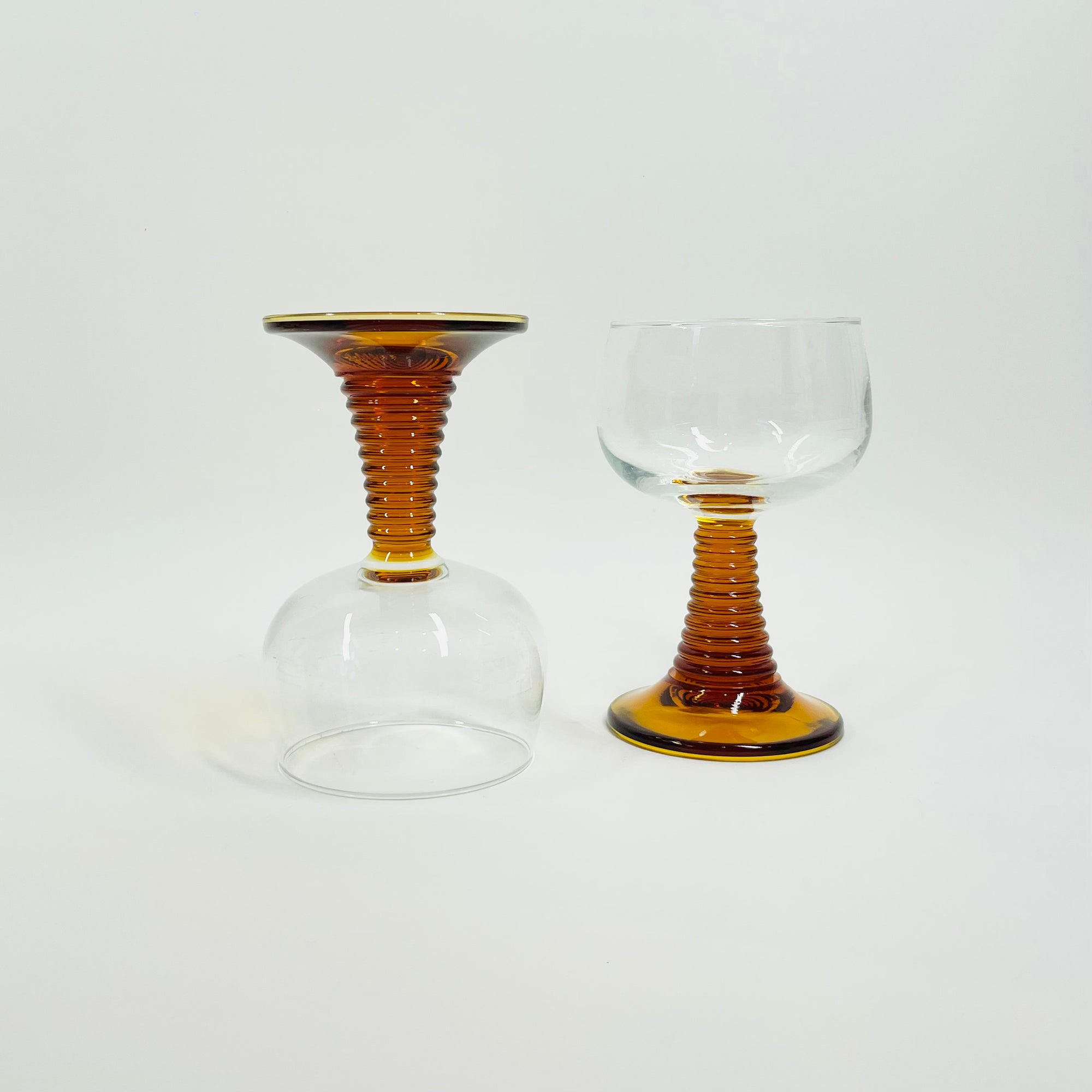 1970s FRENCH LUMINARC GLASS ROEMER
