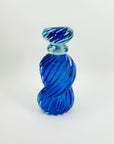 1930s MURANO COBALT BLUE TWIST SOMMERSO GLASS DECANTER