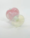 ANTIQUE PINK MURANO OPALINA BASKET