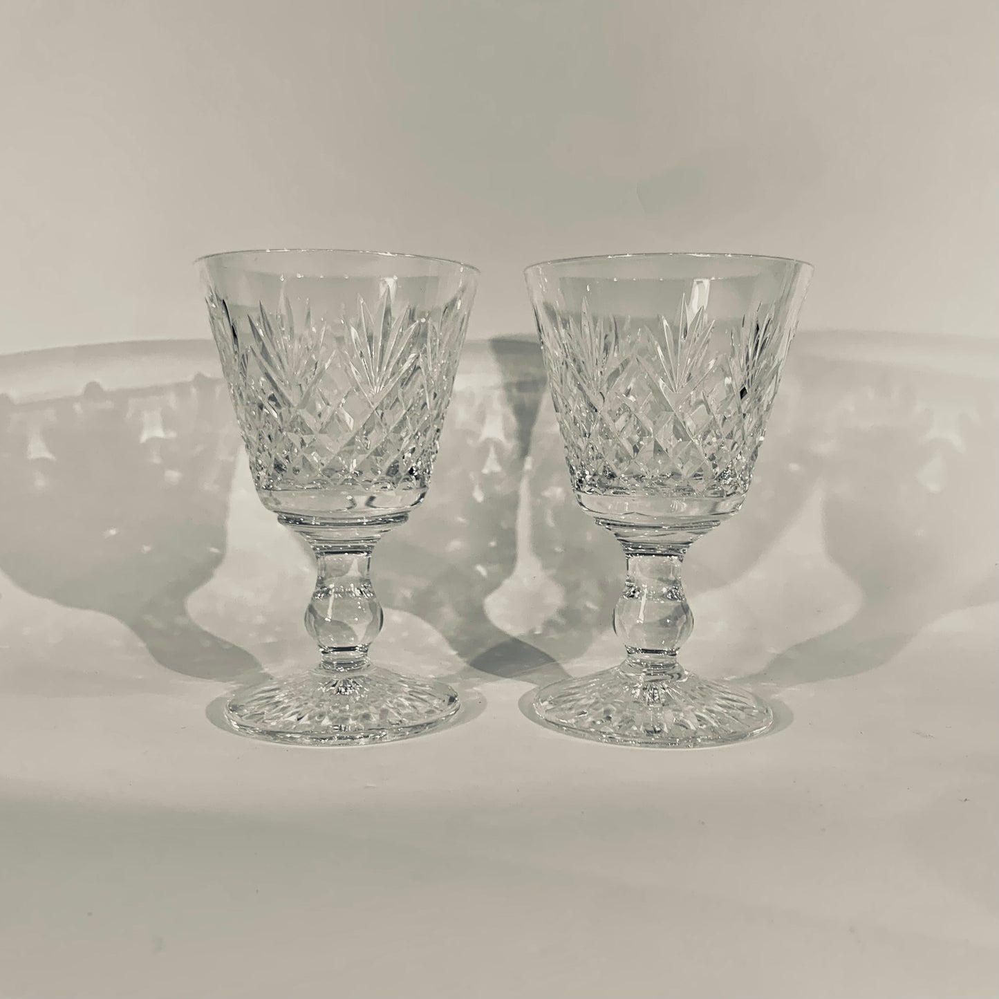 ANTIQUE STUART CRYSTAL GLASSES