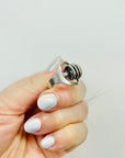 1960s FINNISH BRUTALIST SILVER RING