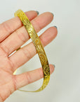 1950s CORO ETCHED COLLAR NECKLACE