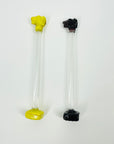 1950s HAND MADE MURANO GLASS DOG MOTIF SWIZZLE STICK