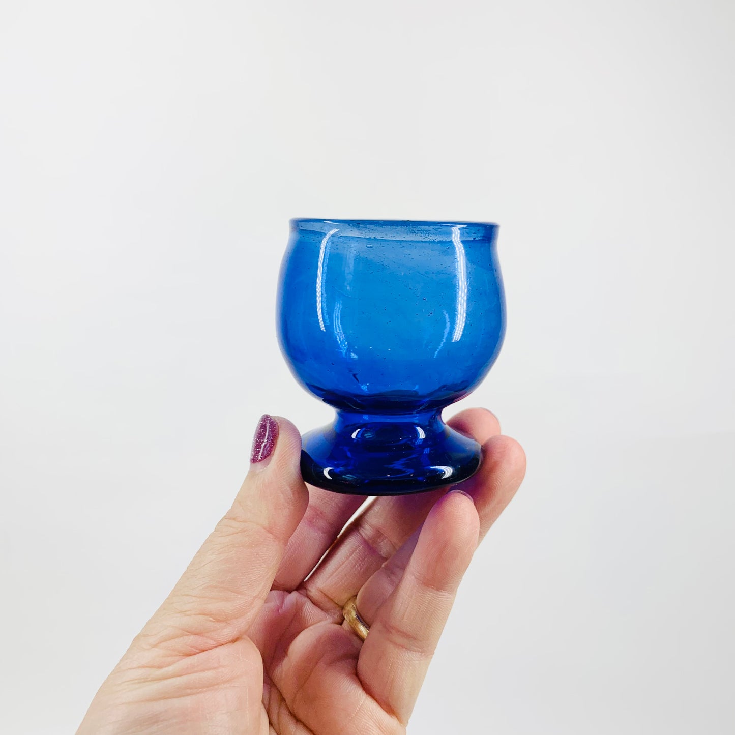 BLUE SHOT GLASSES