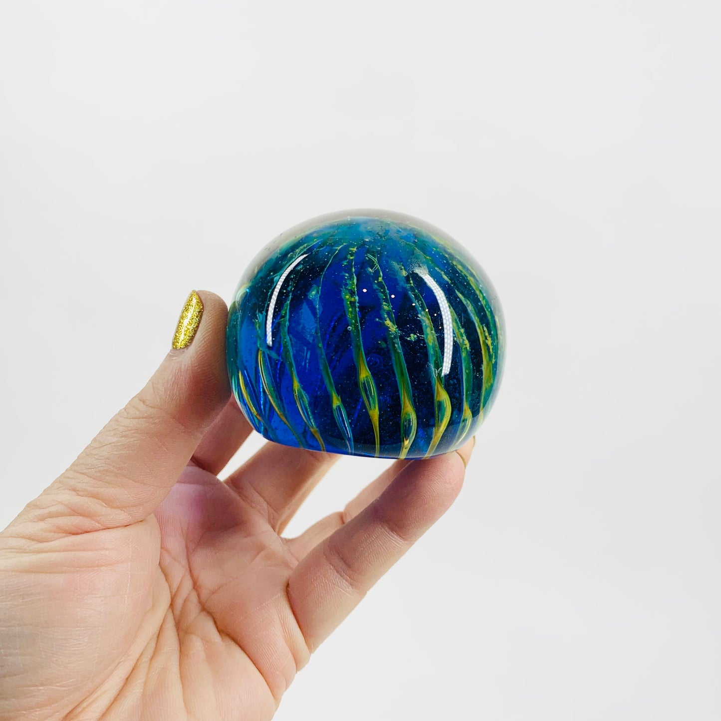 MDINA BLUE PAPERWEIGHT