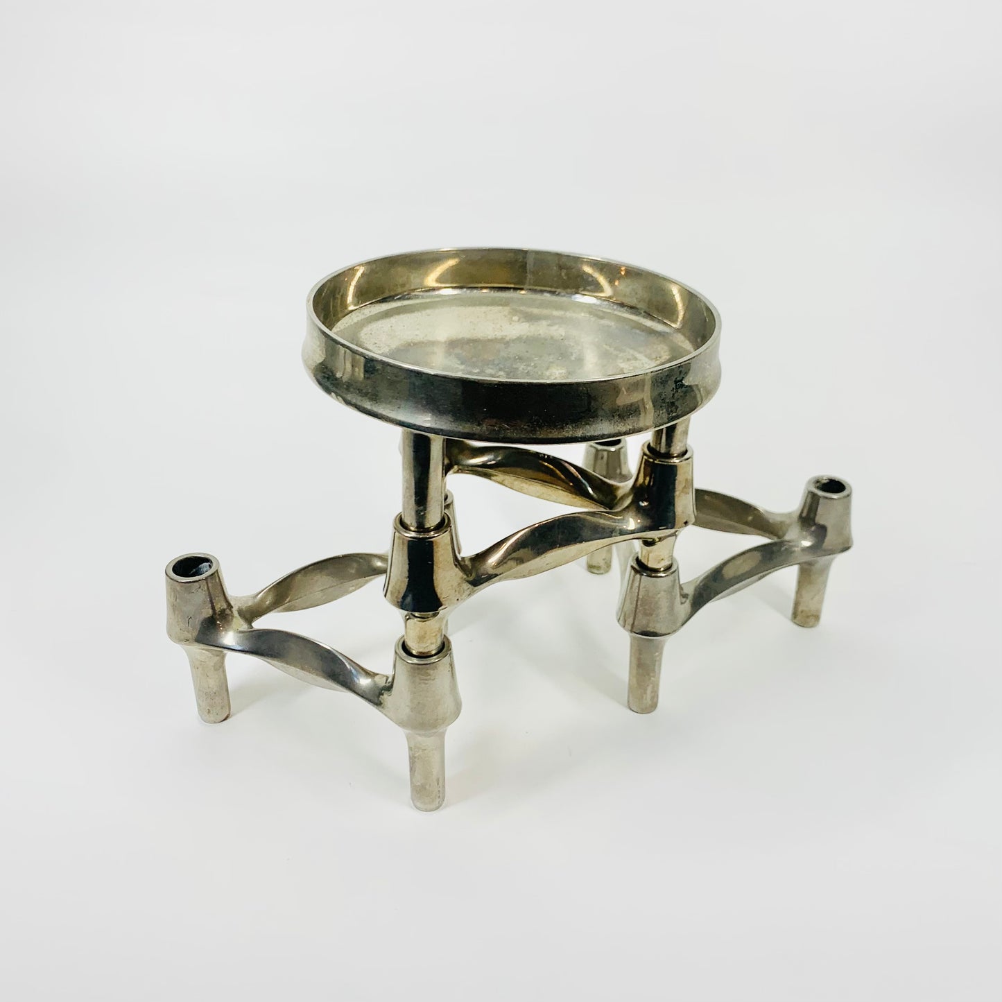 60s STOFF NAGEL BRUTALIST CANDLE HOLDER (WIDE)