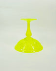 ANTIQUE URANIUM GLASS COMPORT