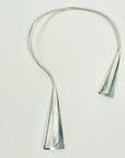 1973 STERLING SILVER BRUTALIST STATEMENT NECKLACE BY FINNISH MASTER JAN SALAKARI