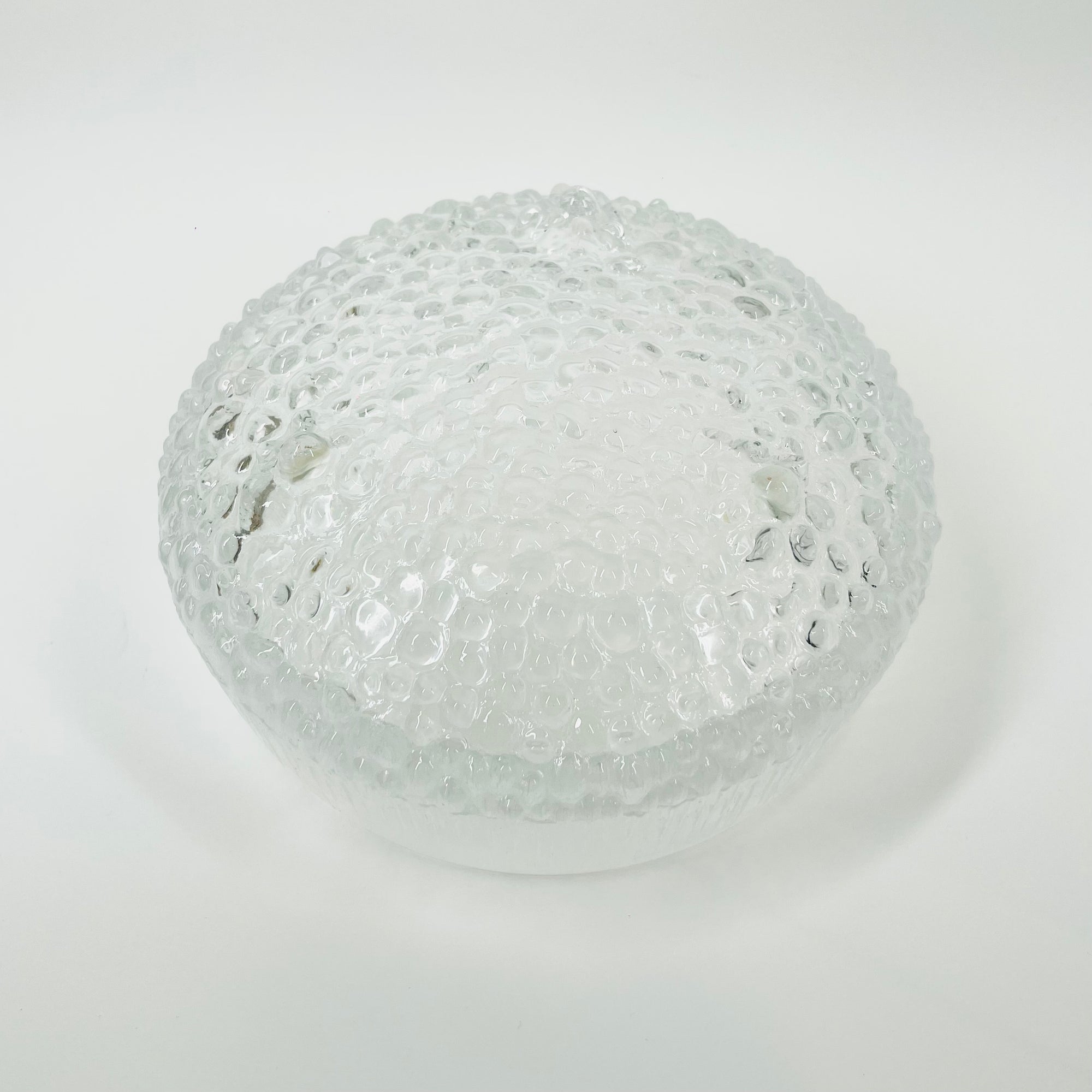 1970s IITTALA ULTIMA THULE ICE GLASS BOWL