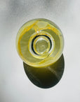 YELLOW SPACE AGE PAPERWEIGHT