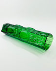 1970s OTK GREEN JAPANESE BARK GLASS VASE